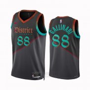 Camiseta Washington Wizards Danilo Gallinari #88 Ciudad 2023-24 Negro