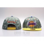 Gorra Los Angeles Lakers Snapback Verde Amarillo