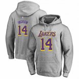 Sudaderas con Capucha Brandon Ingram Los Angeles Lakers Gris2