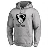 Sudaderas con Capucha Brooklyn Nets Gris2