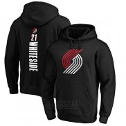 Sudaderas con Capucha Hassan Whiteside Portland Trail Blazers Negro