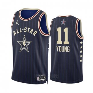Camiseta All Star 2024 Atlanta Hawks Trae Young #11 Azul