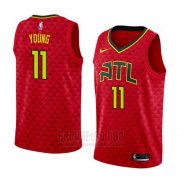 Camiseta Atlanta Hawks Trae Young #11 Statement 2017-18 Rojo