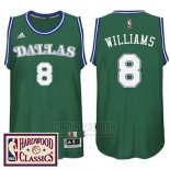 Camiseta Dallas Mavericks Deron Williams #8 Retro Verde