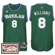 Camiseta Dallas Mavericks Deron Williams #8 Retro Verde