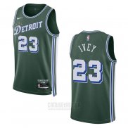 Camiseta Detroit Pistons Jaden Ivey #23 Ciudad 2022-23 Verde