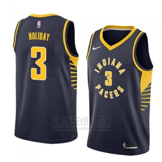 Camiseta Indiana Pacers Aaron Holiday #3 Icon 2018 Azul