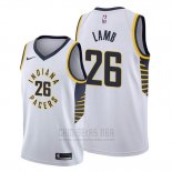 Camiseta Indiana Pacers Jeremy Lamb #26 Association Blanco