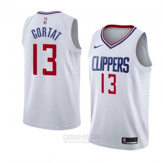 Camiseta Los Angeles Clippers Marcin Gortat #13 Association 2018 Blanco