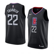 Camiseta Los Angeles Clippers Wilson Chandler #22 Statement 2019 Negro