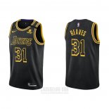 Camiseta Los Angeles Lakers Austin Reaves #31 Mamba 2021-22 Negro