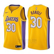 Camiseta Los Angeles Lakers Julius Randle #30 Icon 2017-18 Oro