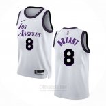 Camiseta Los Angeles Lakers Kobe Bryant #8 Ciudad 2022-23 Blanco