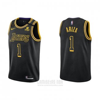 Camiseta Los Angeles Lakers Trevor Ariza #1 Mamba 2021-22 Negro