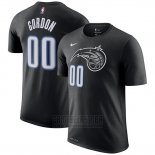 Camiseta Manga Corta Aaron Gordon Orlando Magic 2019 Negro