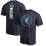 Camiseta Manga Corta Andrew Wiggins Minnesota Timberwolves Azul Marino