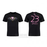 Camiseta Manga Corta Anthony Davis New Orleans Pelicans Negro Peppa Pig Cruzado