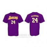 Camiseta Manga Corta Black Mamba Los Angeles Lakers Violeta