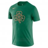 Camiseta Manga Corta Boston Celtics Verde 2019-20 Ciudad
