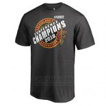 Camiseta Manga Corta Cleveland Cavaliers Gris 2018 Eastern Conference Champions Keyhole Slogan