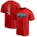 Camiseta Manga Corta Demarcus Cousins New Orleans Pelicans Rojo