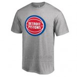 Camiseta Manga Corta Detroit Pistons Gris2