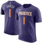 Camiseta Manga Corta Devin Booker Phoenix Suns Violeta