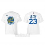 Camiseta Manga Corta Draymond Green Golden State Warriors 2019 Blanco