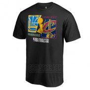 Camiseta Manga Corta Golden State Warriors vs. Cleveland Cavaliers Negro