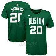 Camiseta Manga Corta Gordon Hayward Boston Celtics 2019 Verde