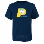 Camiseta Manga Corta Indiana Pacers Cruzado Pokemon Pachirisu Azul