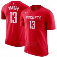 Camiseta Manga Corta James Harden Houston Rockets 2019 Rojo