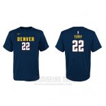 Camiseta Manga Corta Jason Terry Denver Nuggets Azul Marino