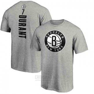 Camiseta Manga Corta Kevin Durant Brooklyn Nets 2019-20 Gris