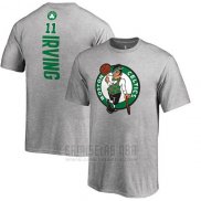 Camiseta Manga Corta Kyrie Irving Boston Celtics Gris