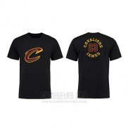 Camiseta Manga Corta Lebron James Cleveland Cavaliers Negro2