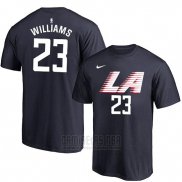 Camiseta Manga Corta Lou Williams Los Angeles Clippers Ciudad Azul