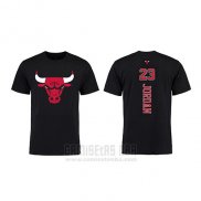 Camiseta Manga Corta Michael Jordan Chicago Bulls Negro2
