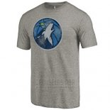 Camiseta Manga Corta Minnesota Timberwolves Gris