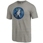 Camiseta Manga Corta Minnesota Timberwolves Gris