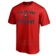 Camiseta Manga Corta New Orleans Pelicans Rojo2