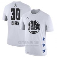 Camiseta Manga Corta Stephen Curry All Star 2019 Golden State Warriors Blanco