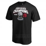 Camiseta Manga Corta Toronto Raptors 2019 Eastern Conference Champions Level of Desire Negro