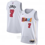 Camiseta Miami Heat Kyle Lowry #7 Ciudad 2022-23 Blanco