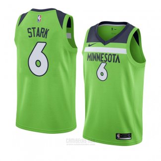 Camiseta Minnesota Timberwolves Jonathan Stark #6 Statement 2018 Verde