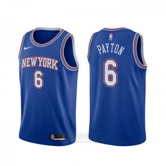 Camiseta New York Knicks Elfrid Payton #6 Statement 2019-20 Azul