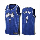 Camiseta Orlando Magic Jonathan Isaac #1 Classic 2023-24 Azul