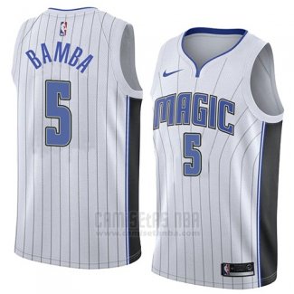 Camiseta Orlando Magic Mohamed Bamba #5 Association 2018 Blanco