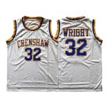 Camiseta Pelicula Crenshaw Monica Wright #32 Blanco