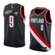 Camiseta Portland Trail Blazers Gary Trent Jr. #9 Icon 2018 Negro